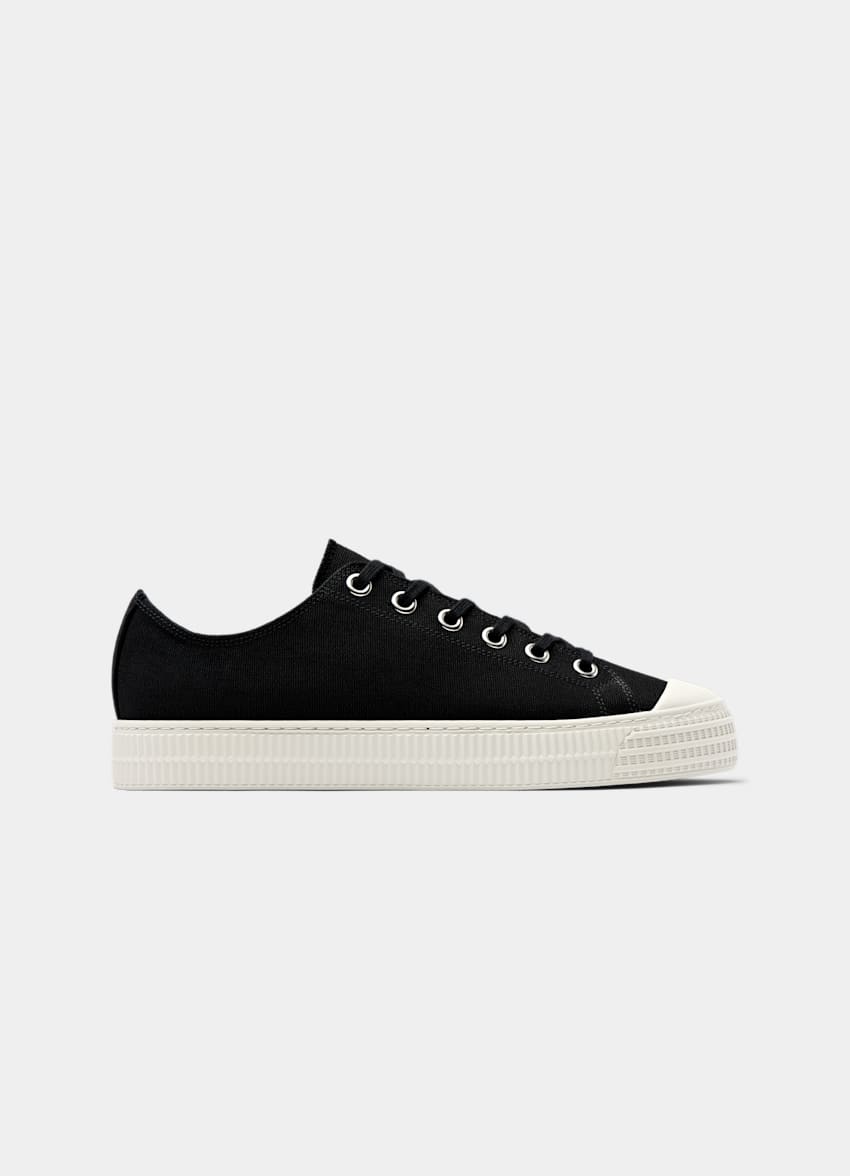 SUITSUPPLY Toile Sneakers noires