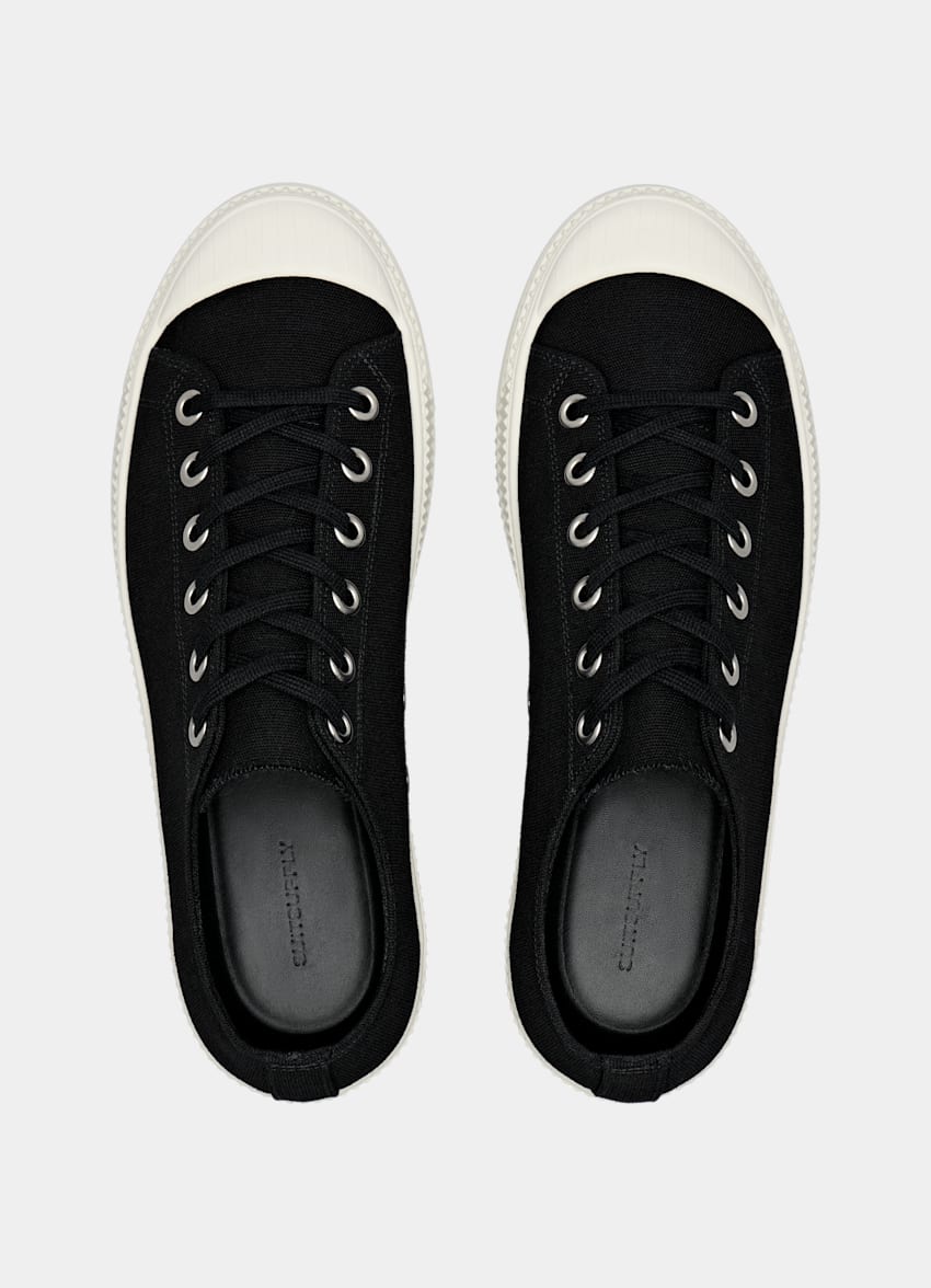 SUITSUPPLY Toile Sneakers noires