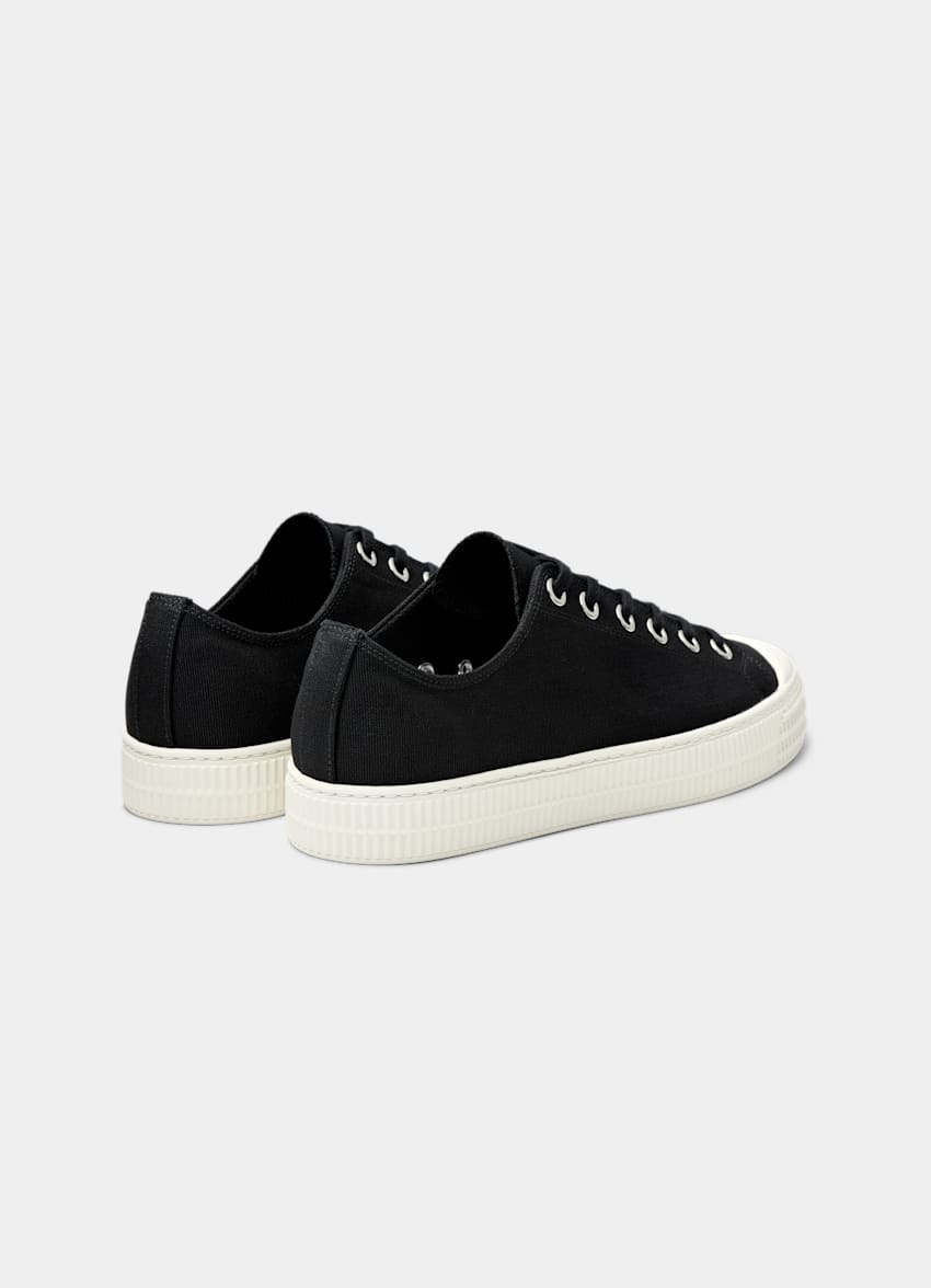 SUITSUPPLY Toile Sneakers noires