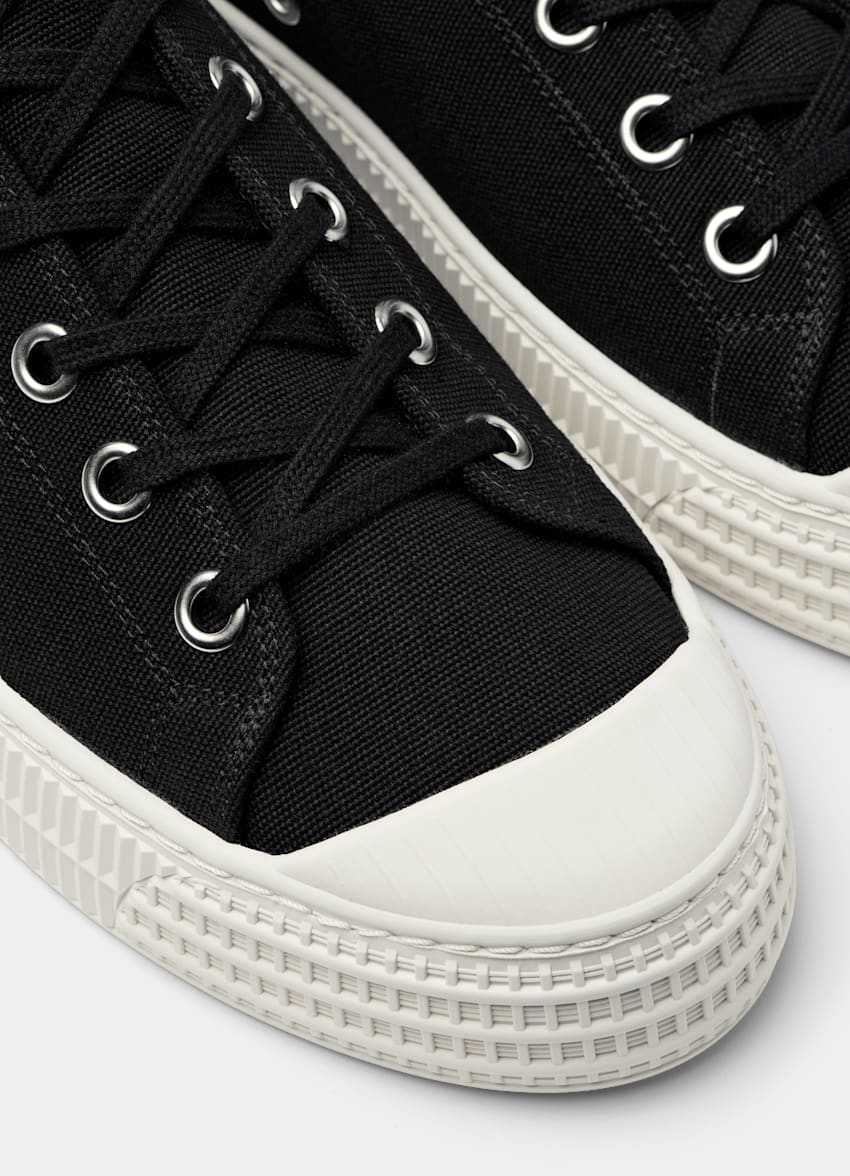SUITSUPPLY Toile Sneakers noires