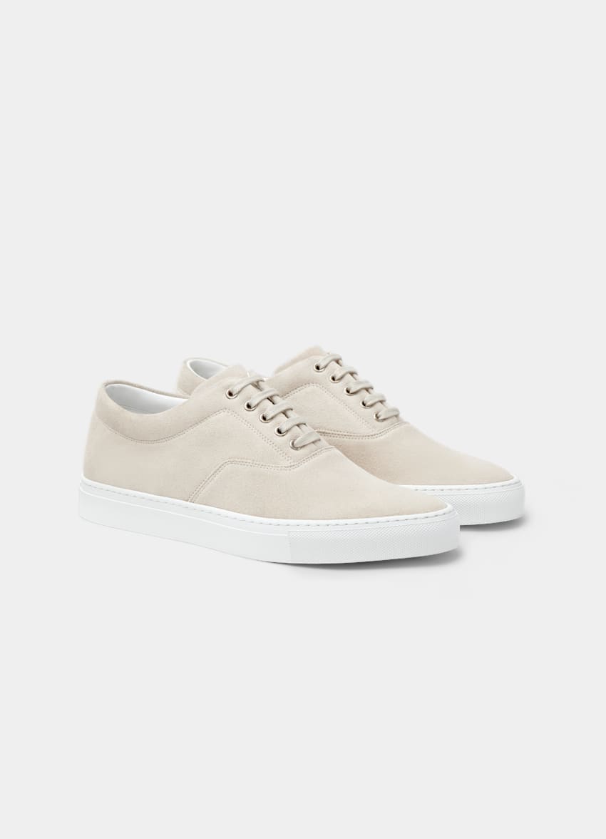 SUITSUPPLY Italian Calf Suede Light Brown Sneaker
