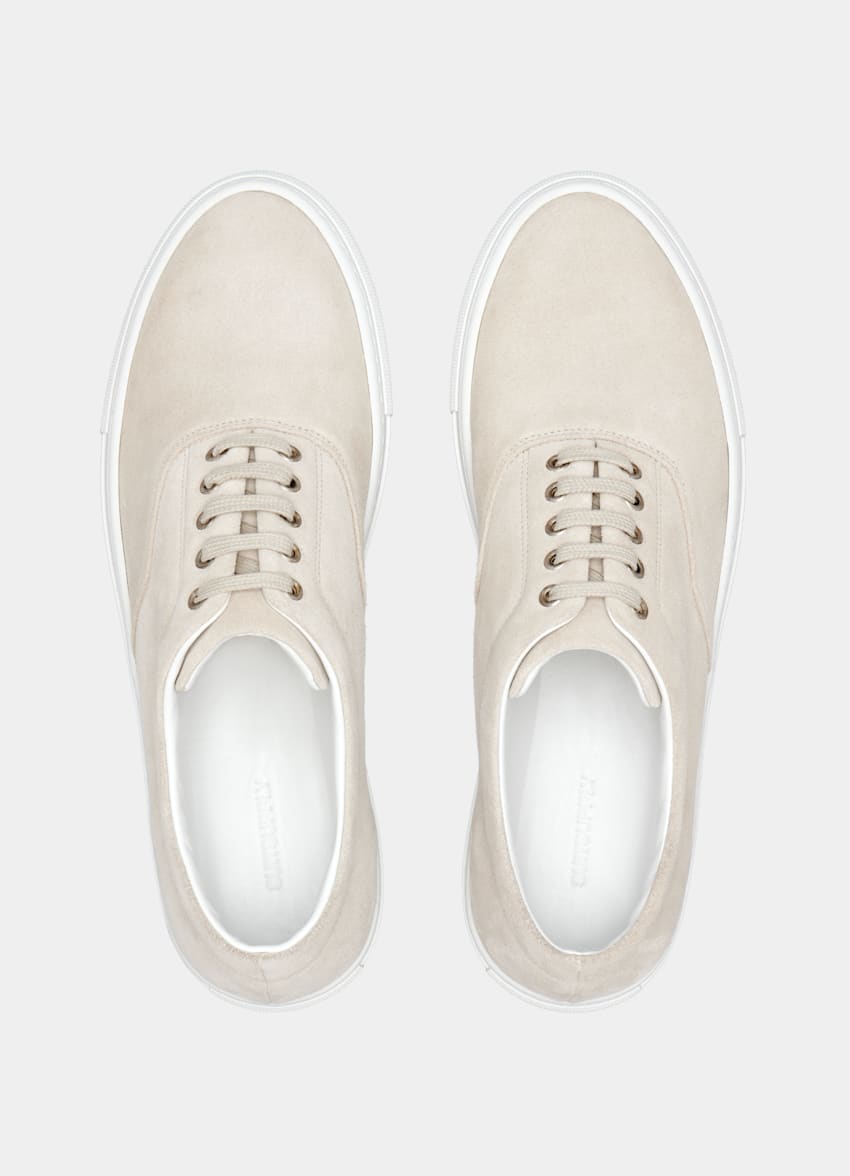SUITSUPPLY Italian Calf Suede Light Brown Sneaker