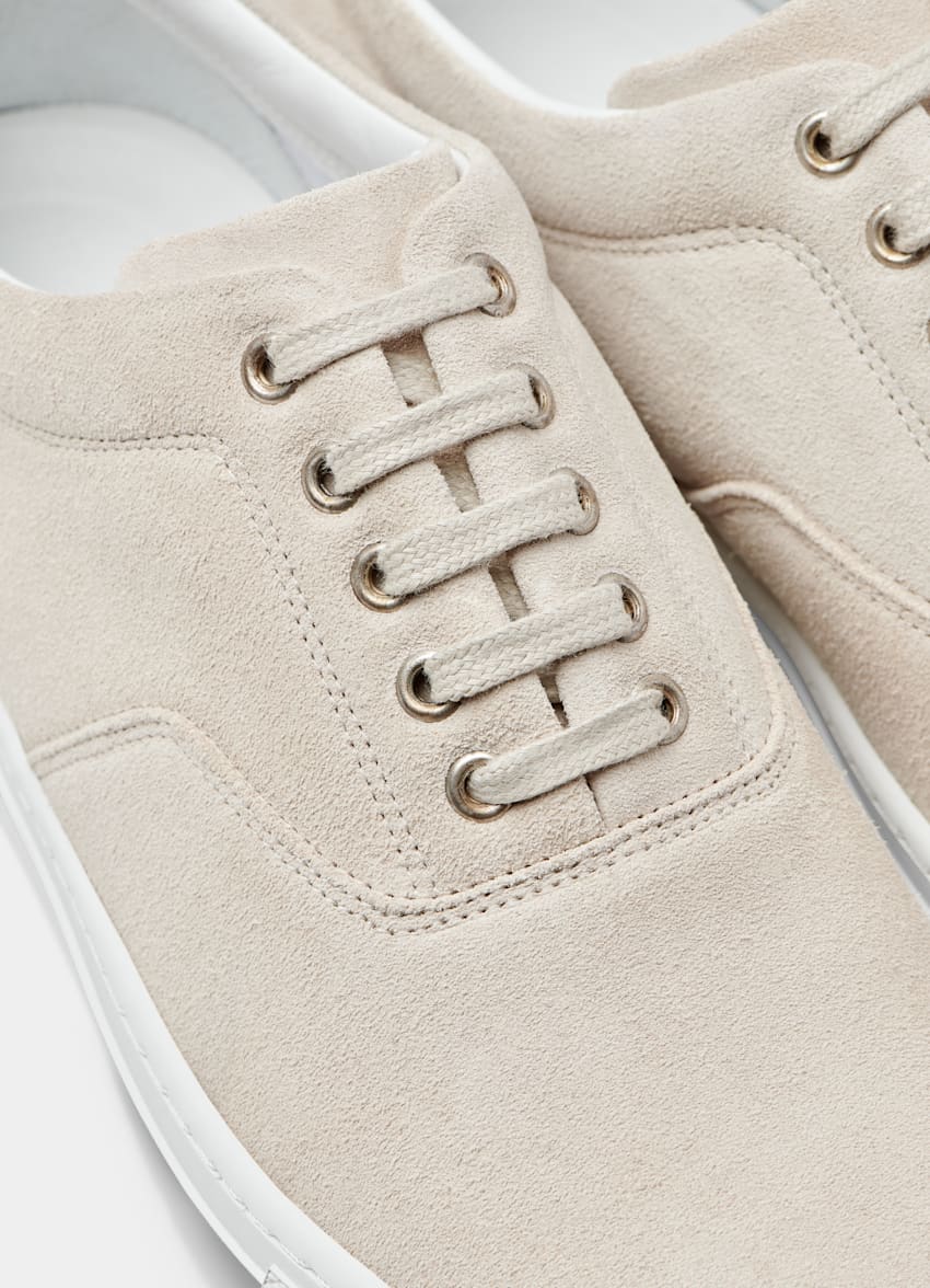 SUITSUPPLY Italian Calf Suede Light Brown Sneaker