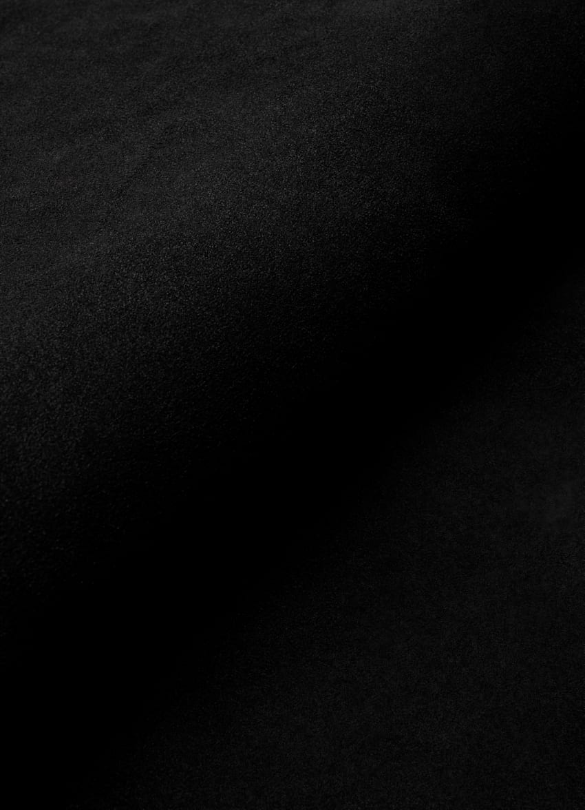 SUITSUPPLY Cuir de veau italien suédé Sneakers noires