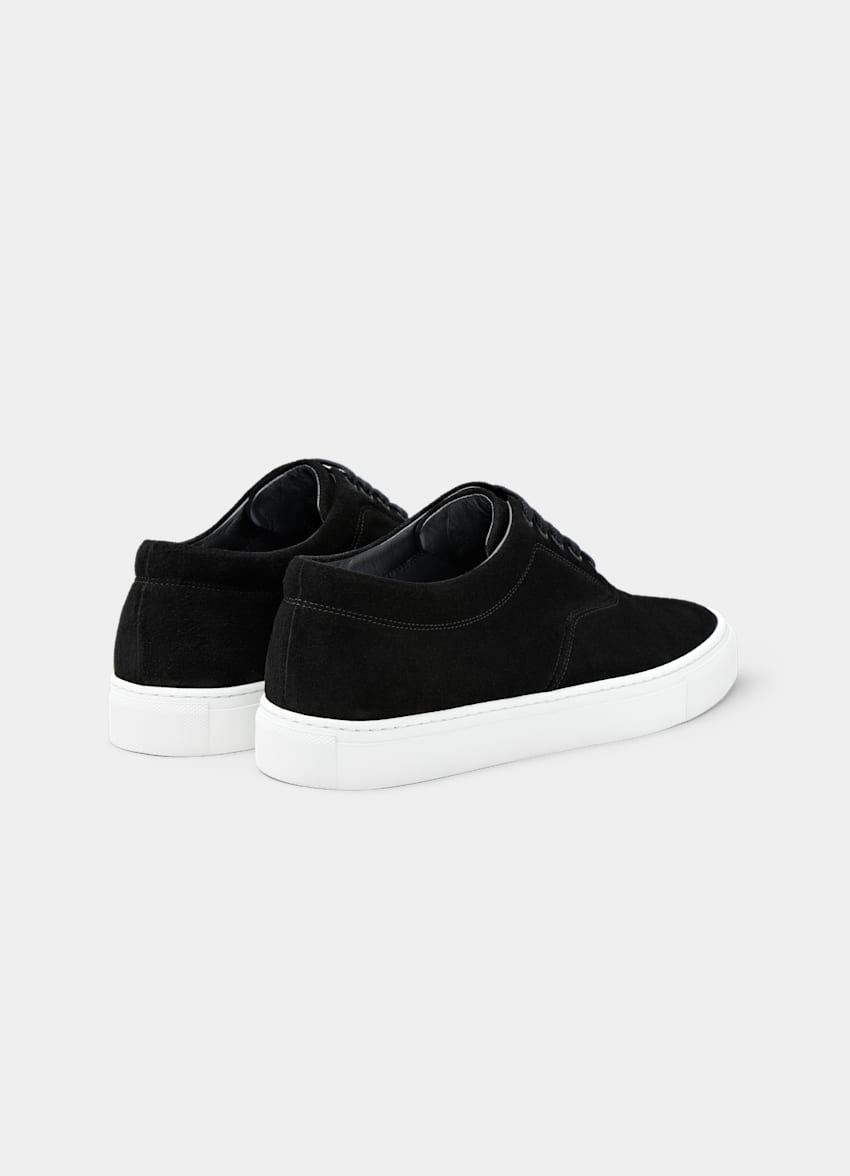SUITSUPPLY Cuir de veau italien suédé Sneakers noires