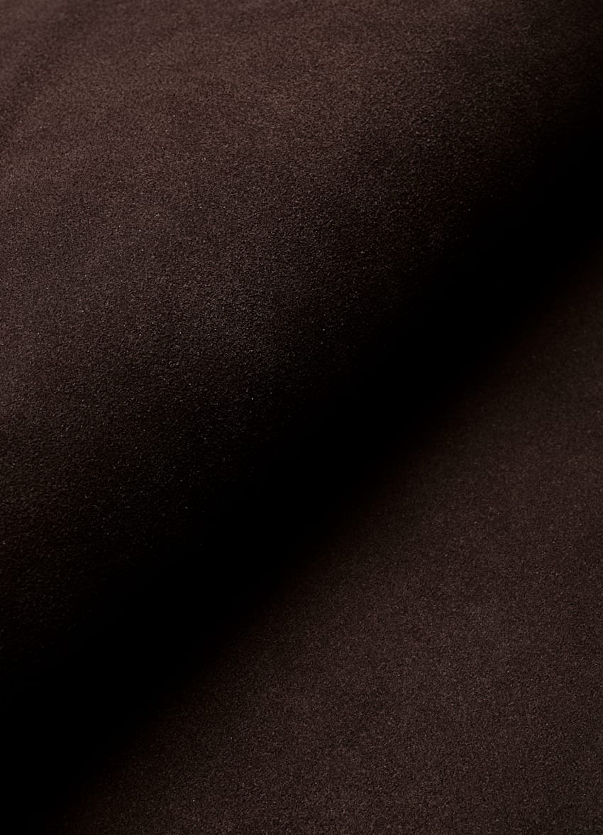 SUITSUPPLY Suede Dark Brown Sneaker