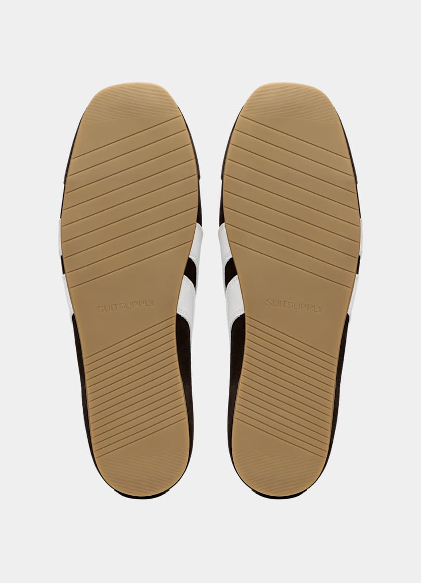 SUITSUPPLY Suede Dark Brown Sneaker