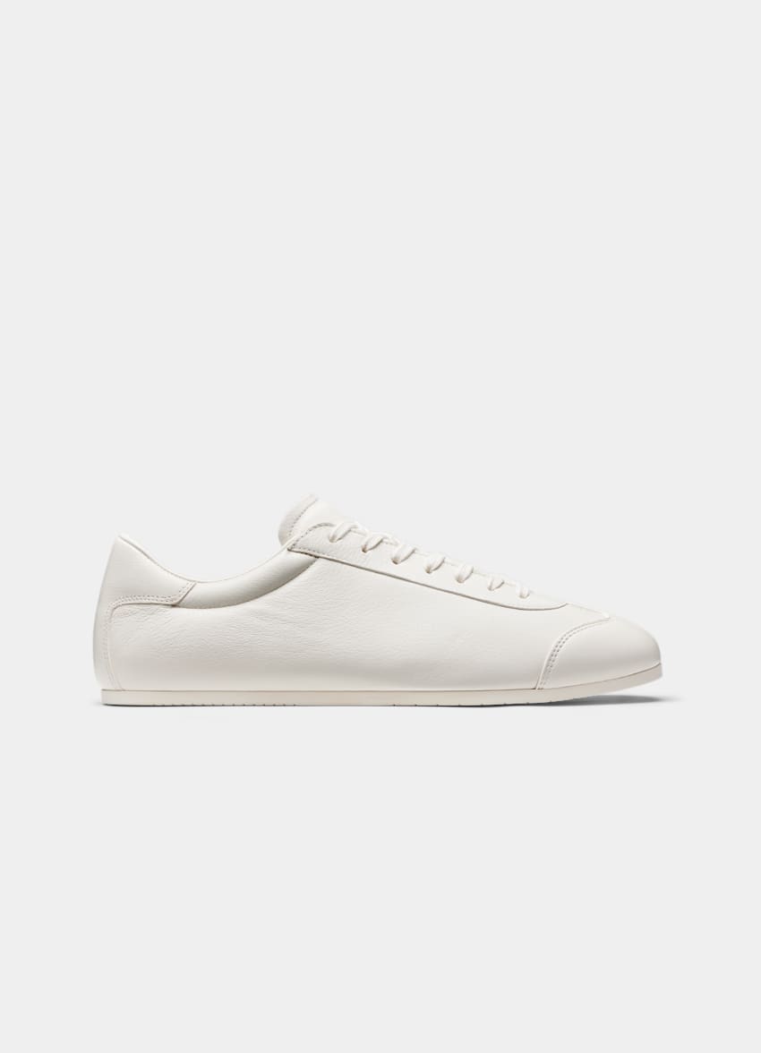 SUITSUPPLY Leder Sneaker weiß