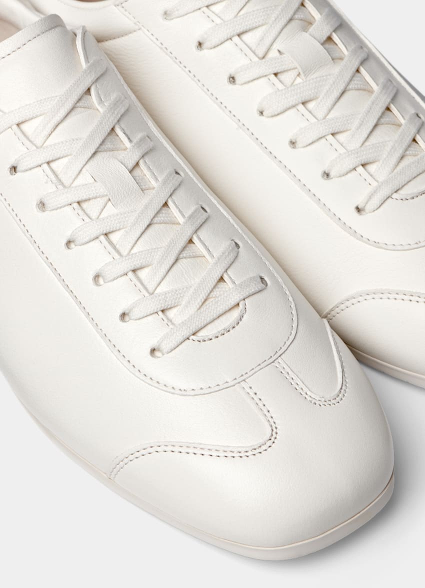 SUITSUPPLY Leder Sneaker weiß