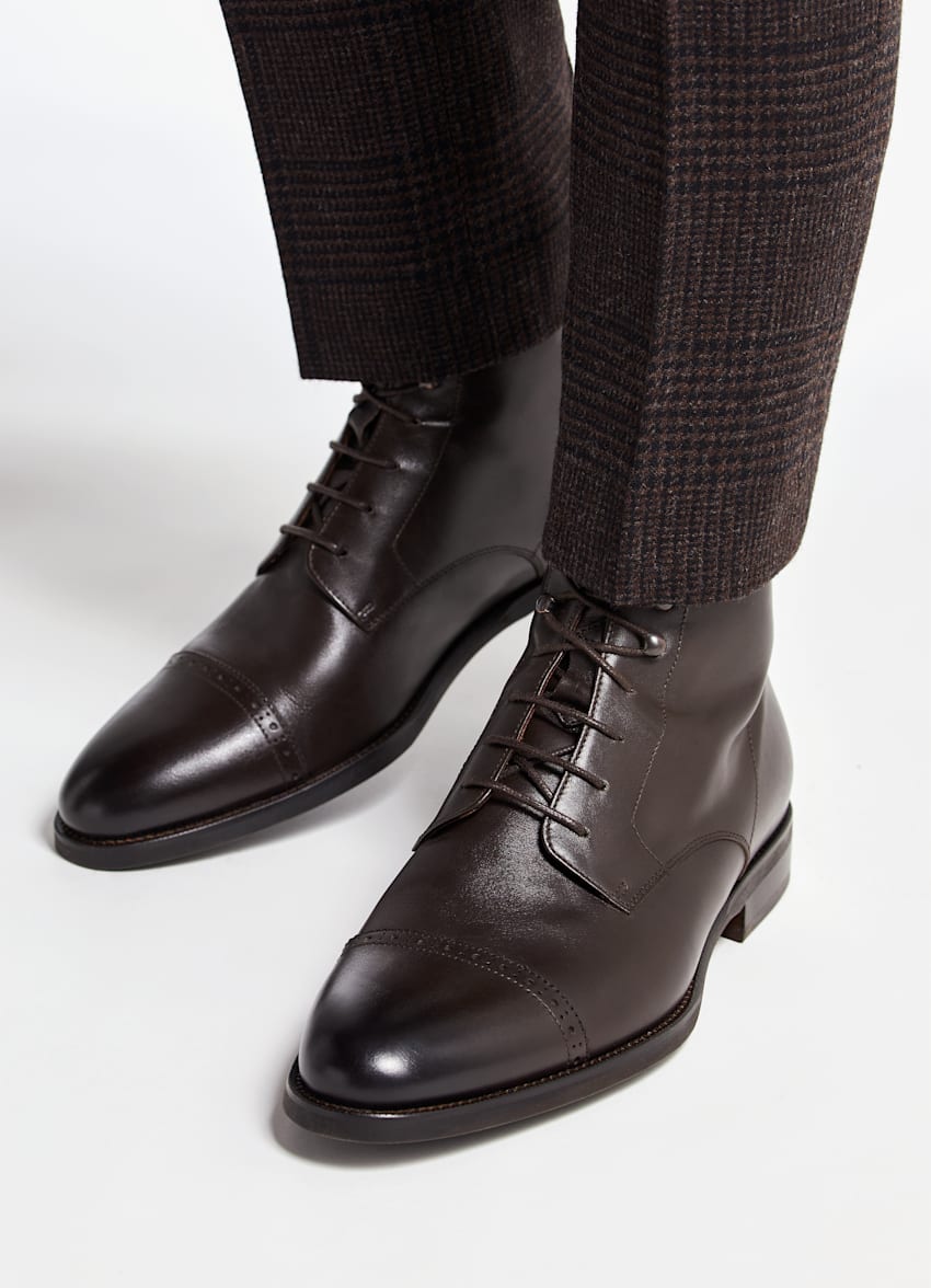 Brown Boot | Calf Leather | Suitsupply Online Store