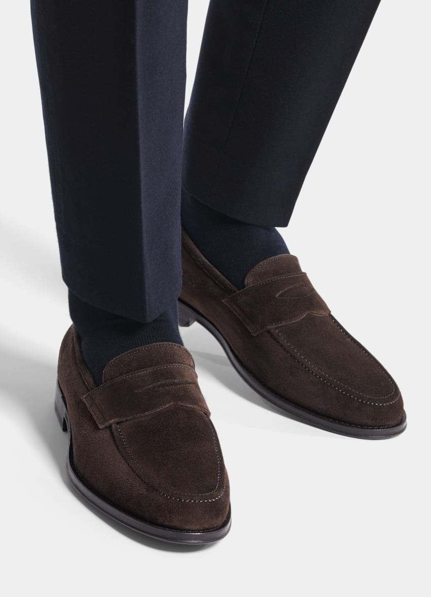 Penny Loafer in Calf Suede | SUITSUPPLY