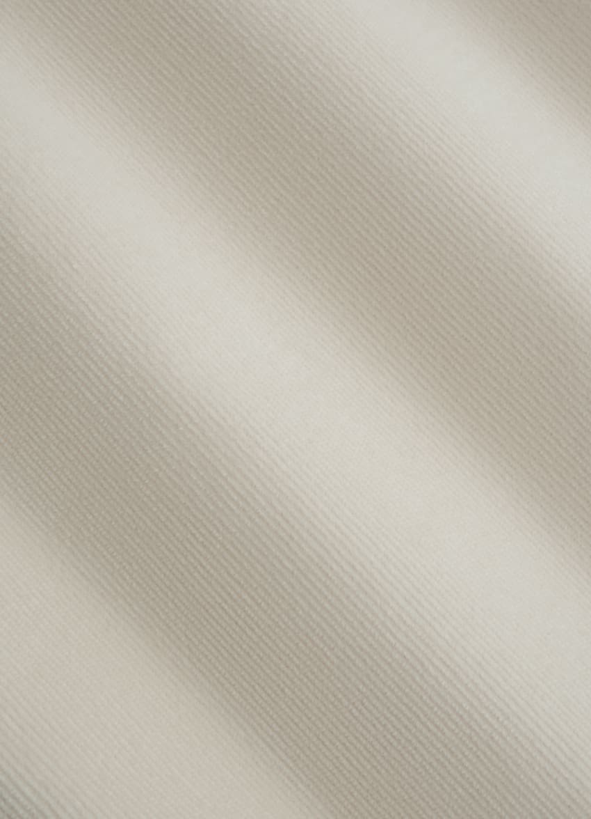 SUITSUPPLY 意大利 Pontoglio 生产的弹力棉面料 Bosa 砂砾色褶裥短裤