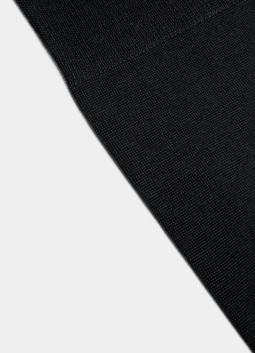 SUITSUPPLY Soie Chaussettes classiques noires