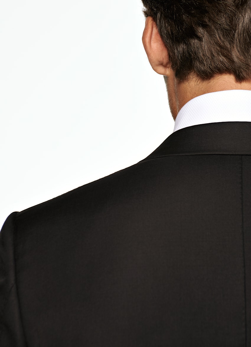 Black Lazio Tuxedo in Pure S110's Wool