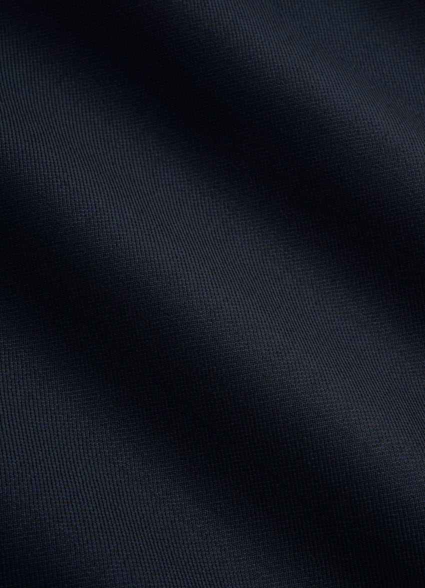 SUITSUPPLY 意大利 Vitale Barberis Canonico 生产的S110 支羊毛面料  Lazio 藏青色合体身型西装