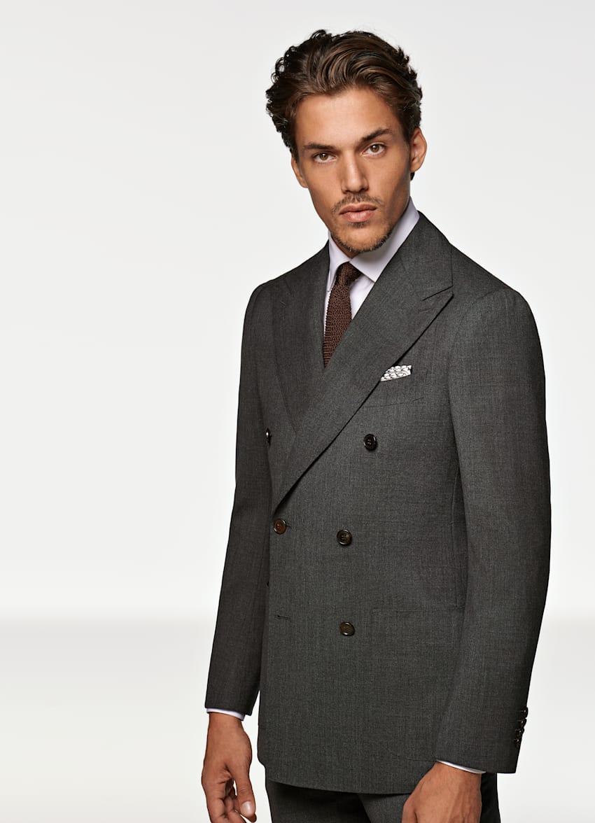 SUITSUPPLY  by Lanificio Cerruti, Italy Grey Havana Suit