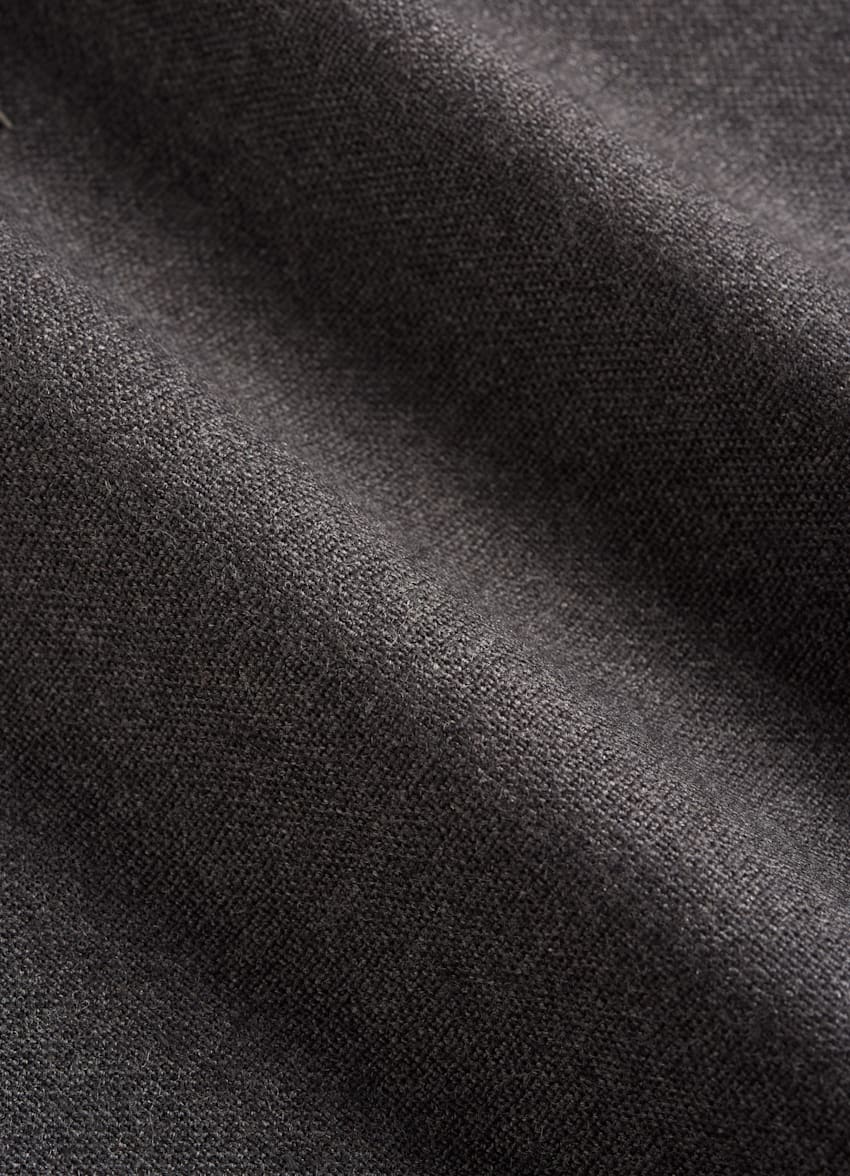 SUITSUPPLY Pure Wool Traveller by Lanificio Cerruti, Italy Grey Havana Suit