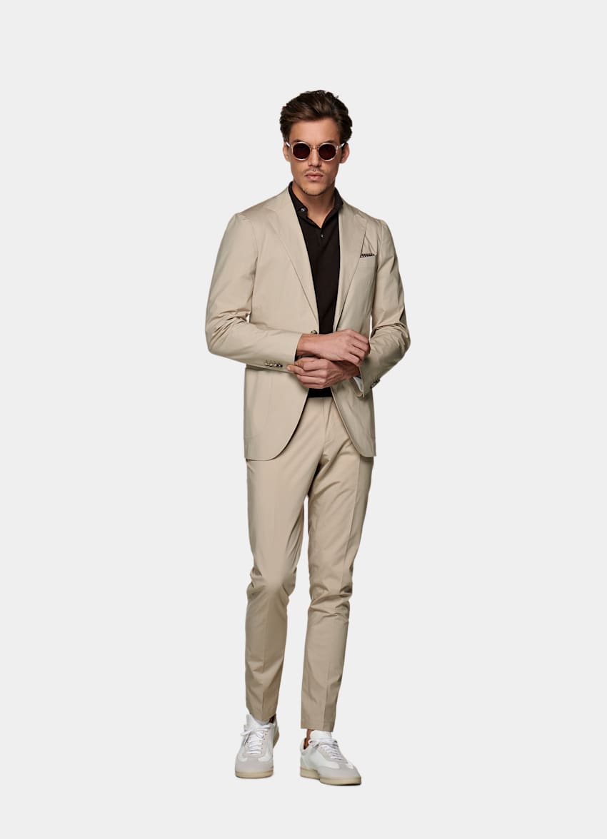 SUITSUPPLY  by Progetto Uno, Italy Light Brown Havana Suit