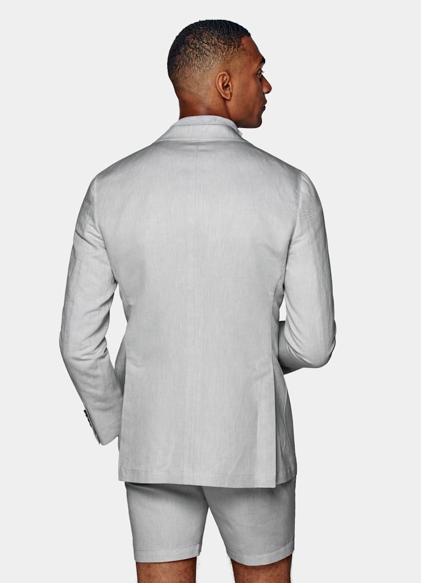 Light Grey Havana Suit in Linen Cotton | SUITSUPPLY Japan