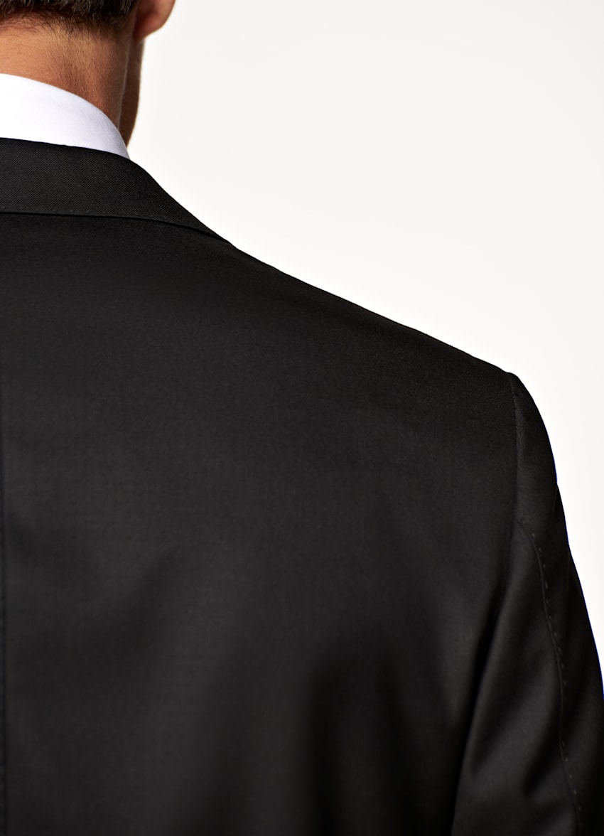 SUITSUPPLY  von Vitale Barberis Canonico, Italien Sienna Anzug schwarz