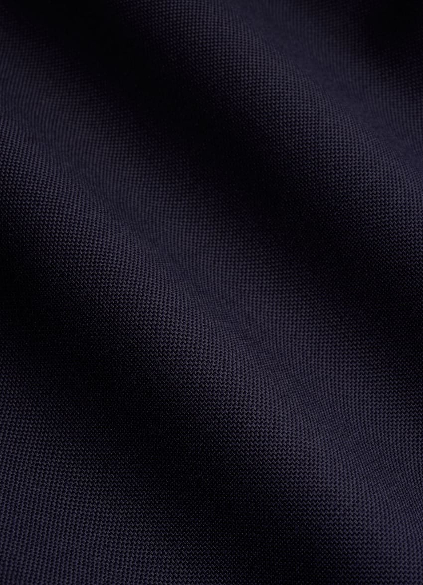 SUITSUPPLY All Season Pure S110's Wool by Vitale Barberis Canonico, Italy Navy Tailored Fit Havana Tuxedo