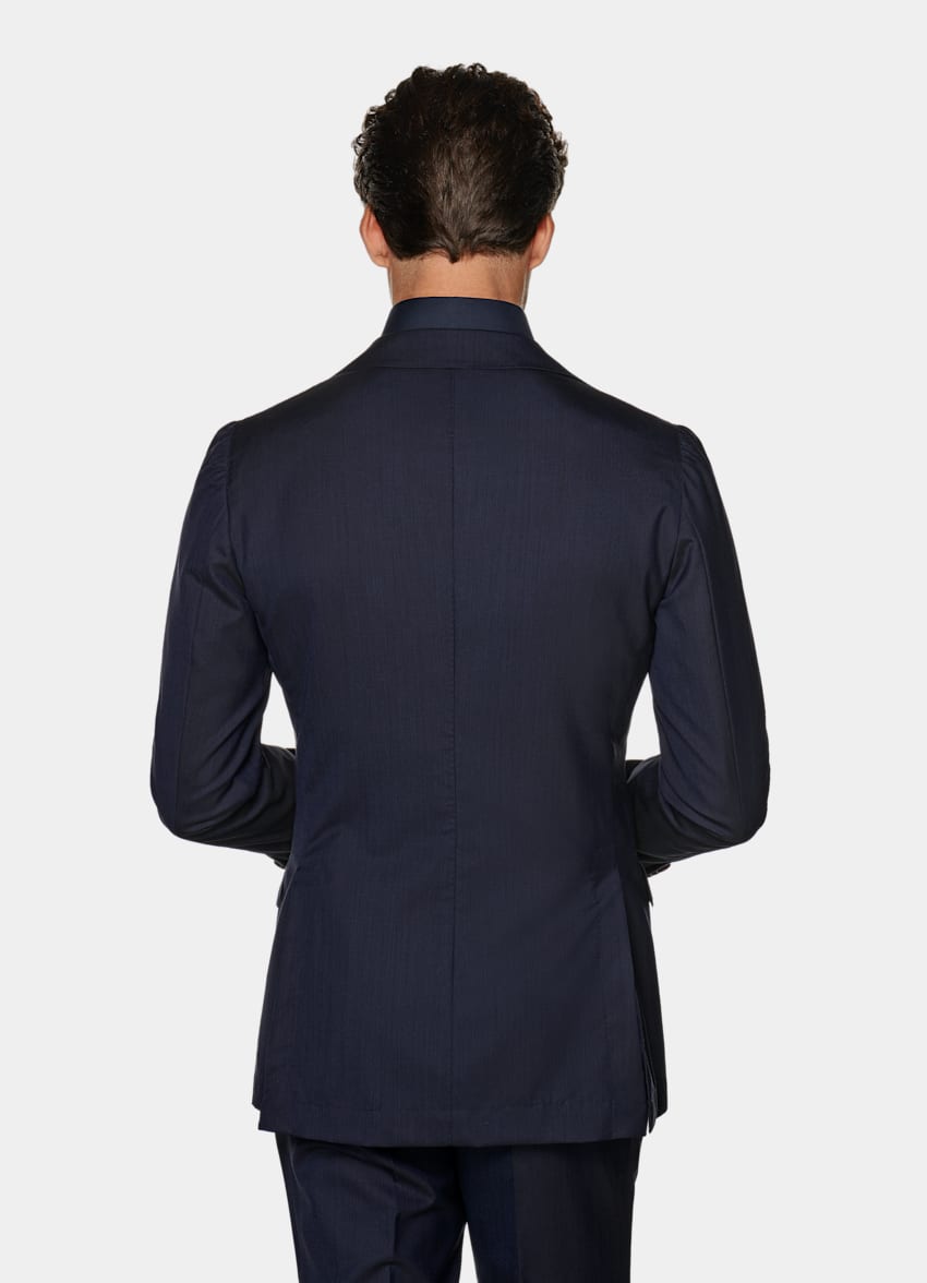 Navy Havana Suit | Wool Silk Single Breasted | Suitsupply Online Store