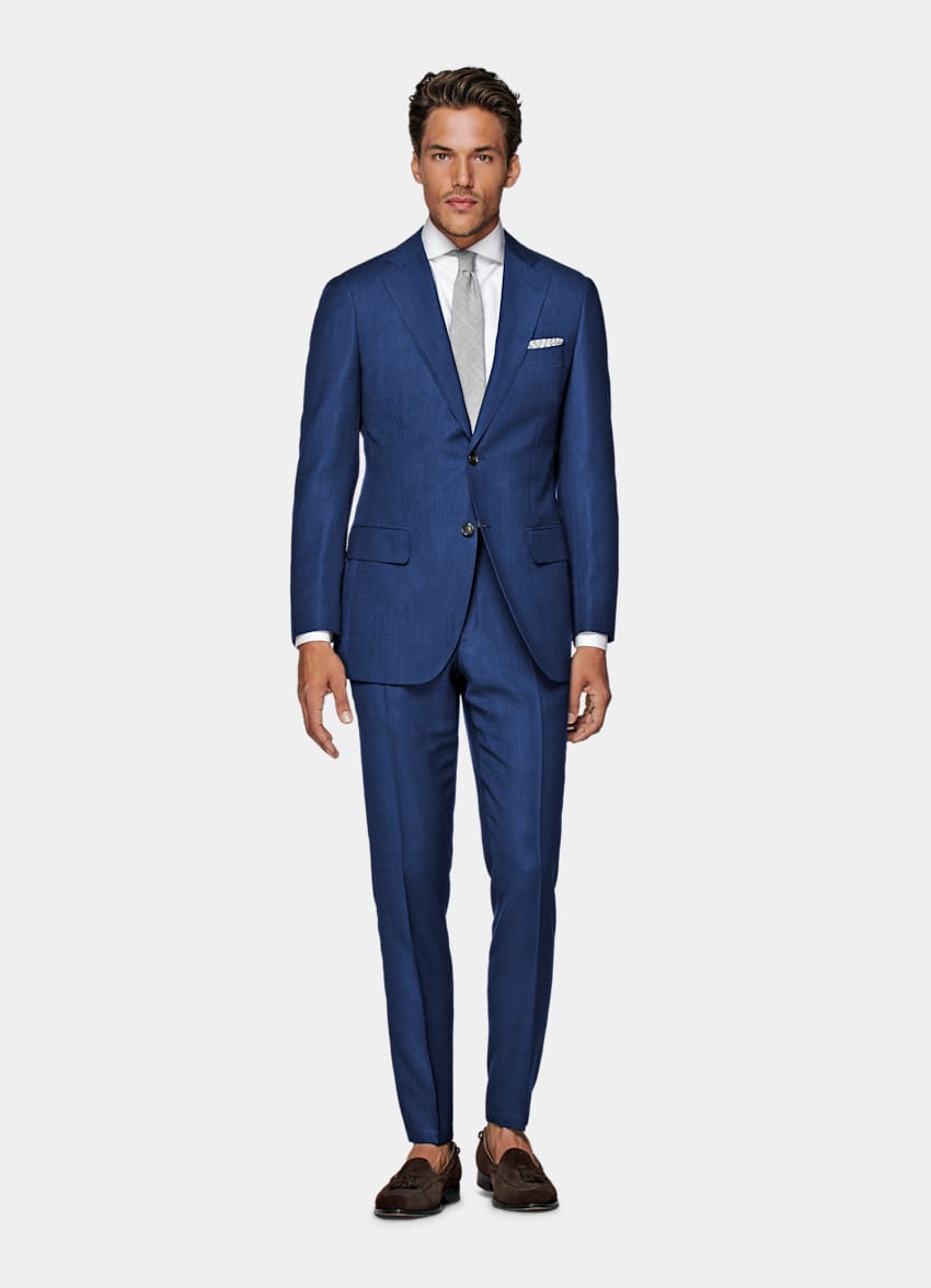 Navy Lazio Suit | Pure Wool S110's Single Breasted | Suitsupply Online ...