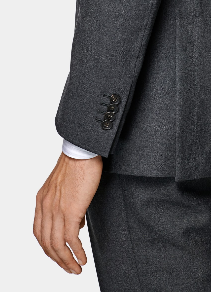 Dark Grey Lazio Suit | Pure Wool S150's Single Breasted | Suitsupply ...