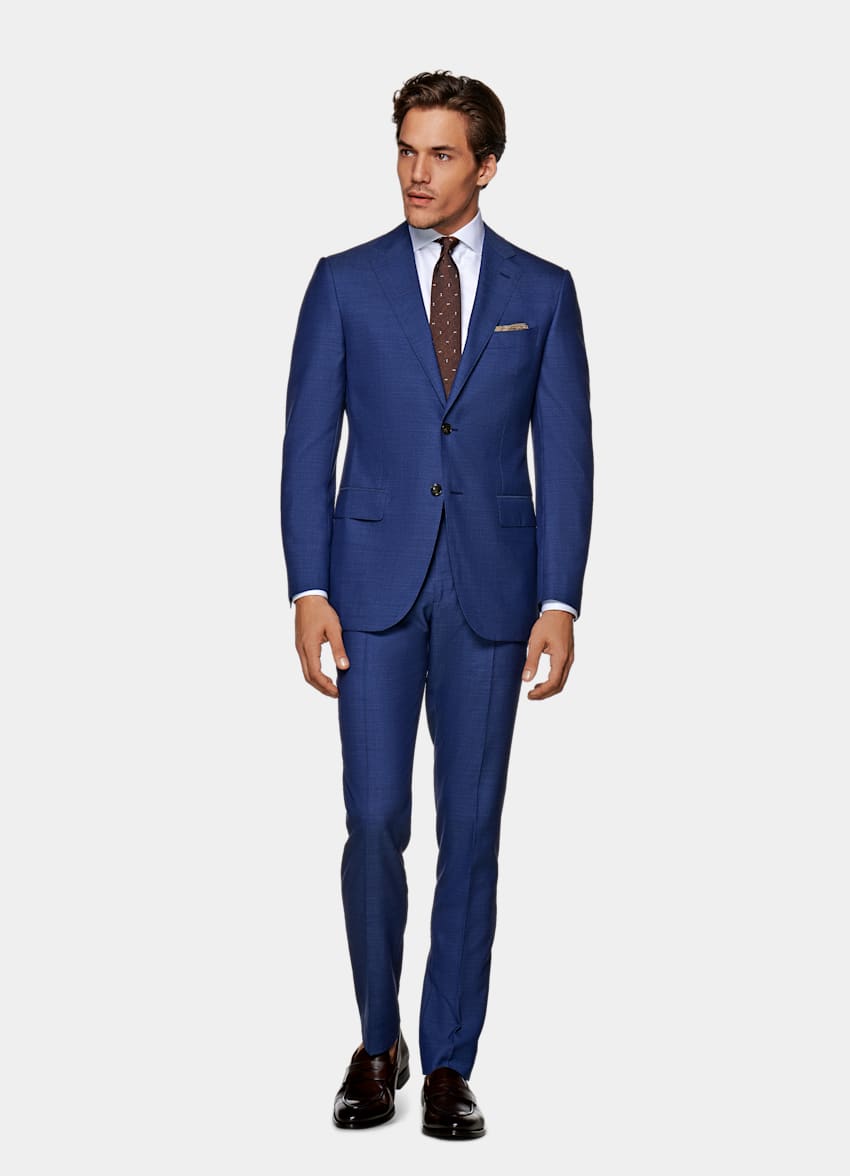 Mid Blue Napoli Suit | Pure Tropical Wool Single Breasted | Suitsupply ...