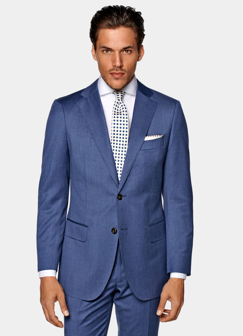 Light Blue Lazio Suit | Pure Wool S110's Single Breasted | Suitsupply ...