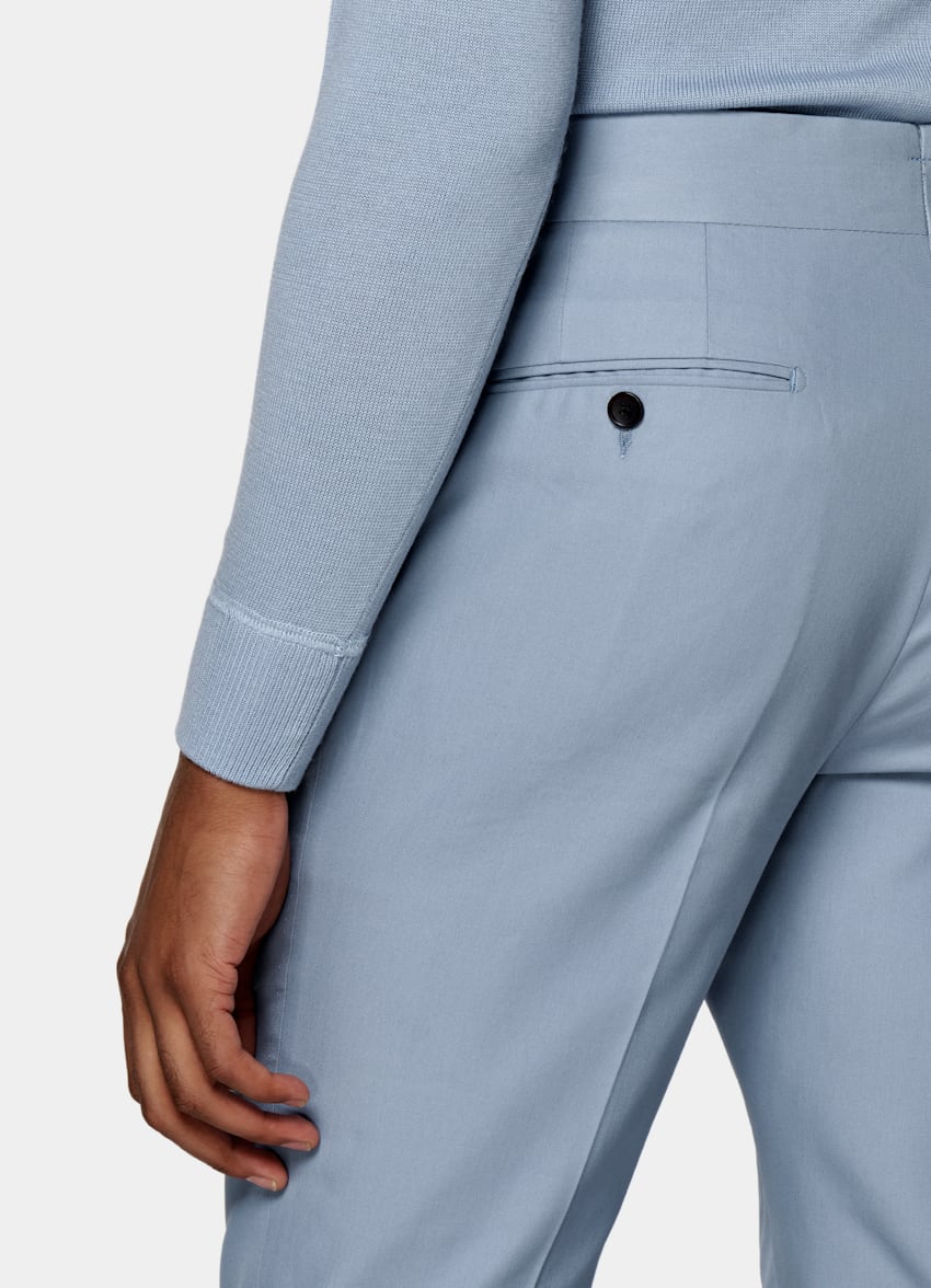 Light Blue Havana Suit | Pure Cotton Double Breasted | Suitsupply ...