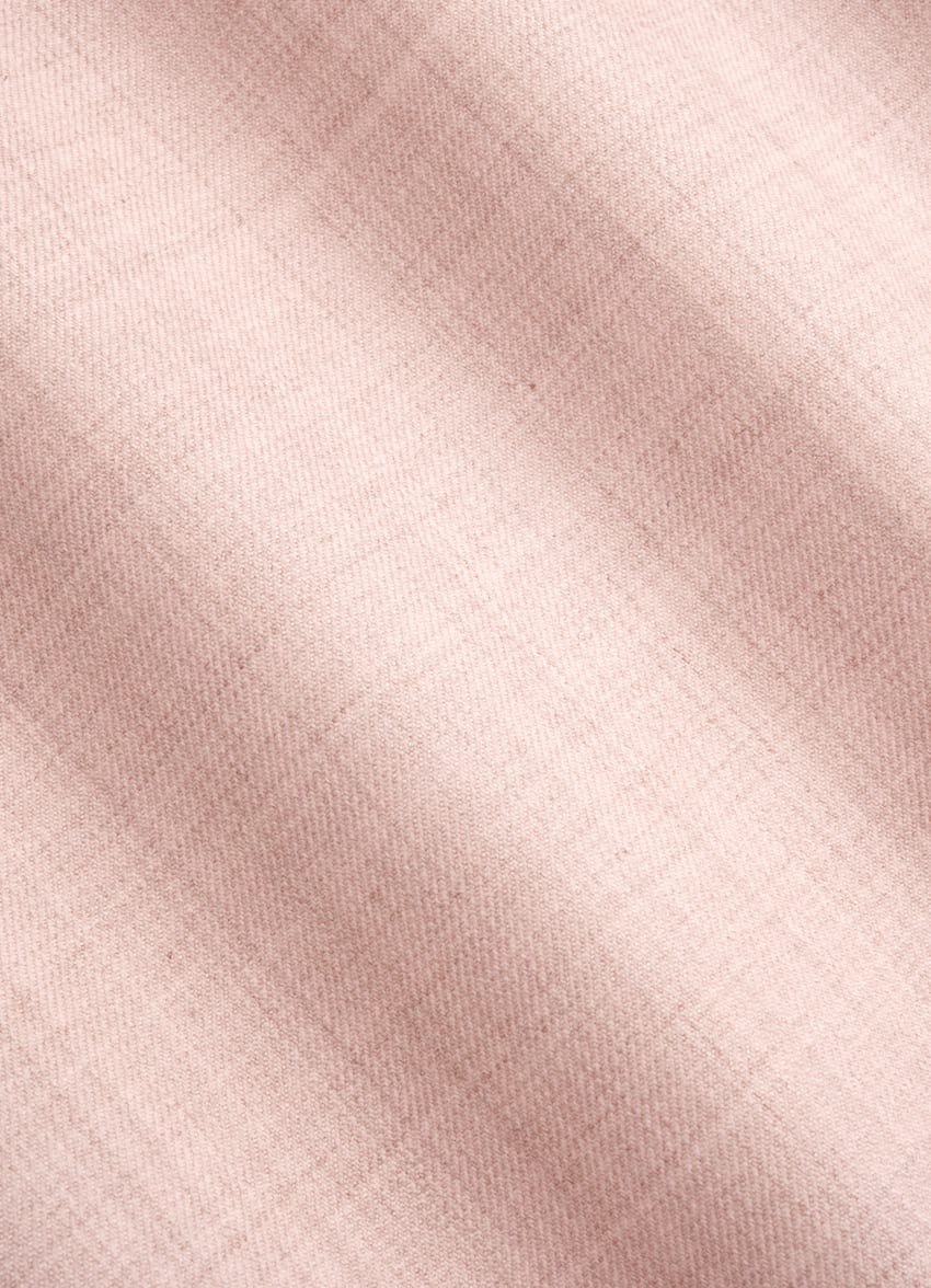 SUITSUPPLY All Season Pure S130's Wool by E.Thomas, Italy Pink Tailored Fit Milano Suit