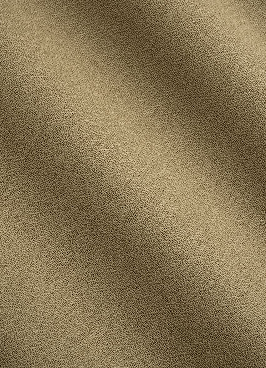 SUITSUPPLY All Season Pure Wool by Angelico, Italy Mid Green Tailored Fit Milano Suit