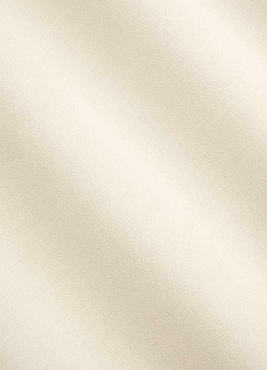 SUITSUPPLY All season Viscose laine par Emmetex, Italie Smoking Milano coupe Tailored blanc cassé