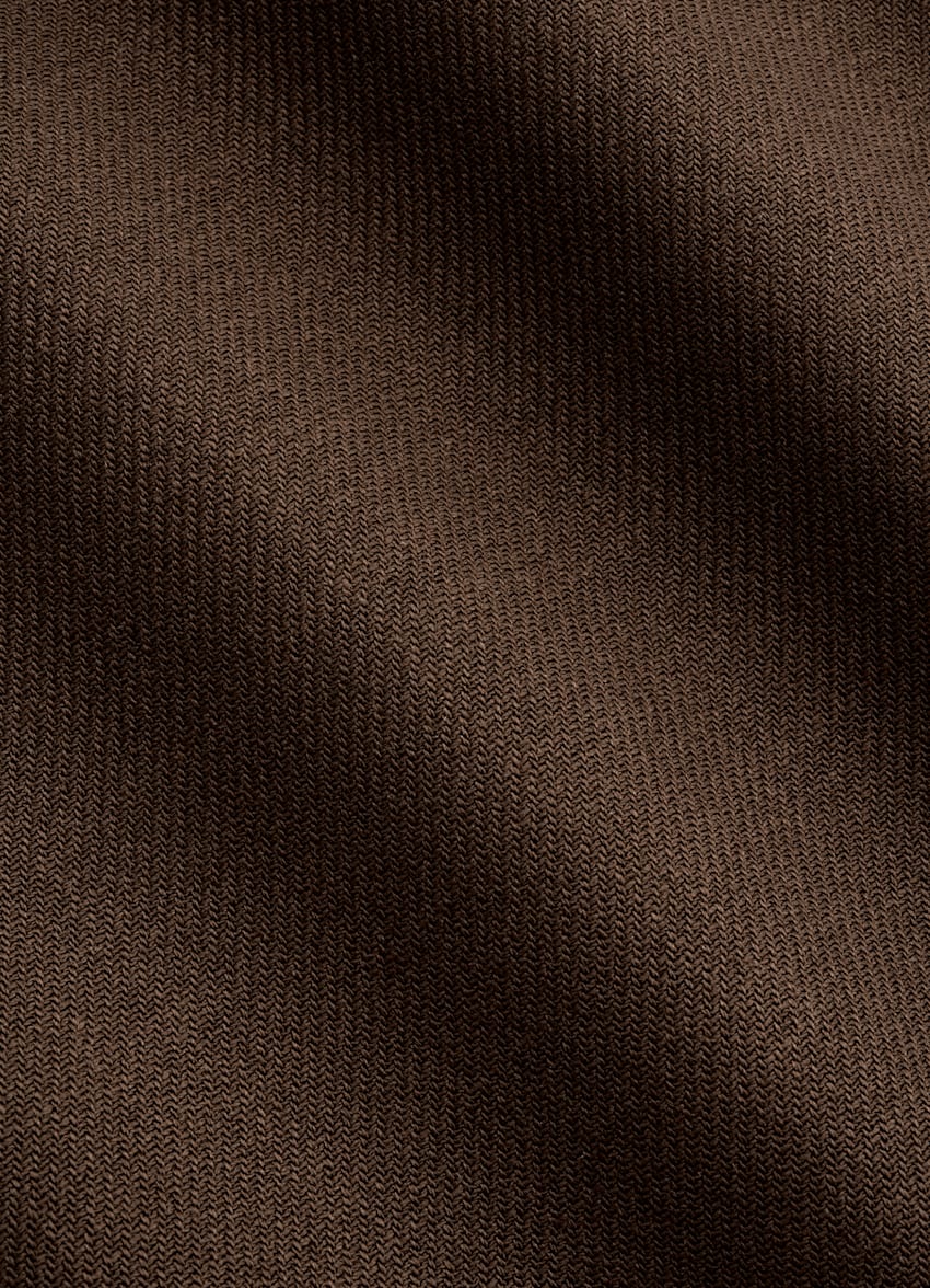 SUITSUPPLY Pure Wool by Subalpino, Italy Mid Brown Tailored Fit Milano Suit