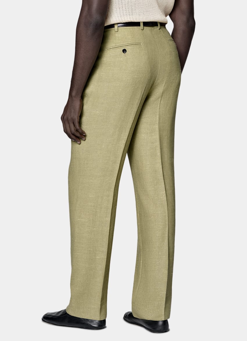 SUITSUPPLY &Eacute;t&eacute; Lin soie par Beste, Italie Costume Milano coupe Tailored vert clair