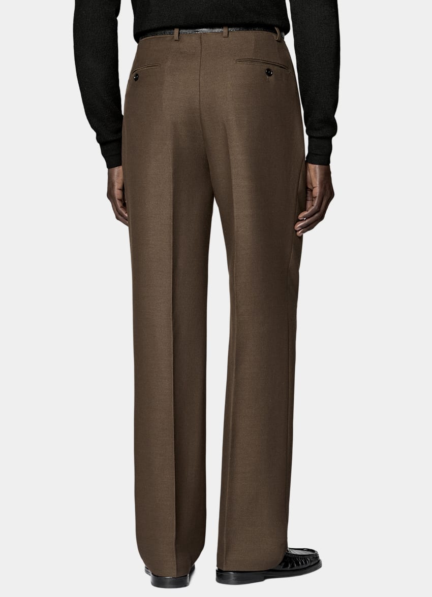 SUITSUPPLY All Season Wool Mohair Silk by Cerruti, Italy Mid Green Relaxed Fit Brera Suit