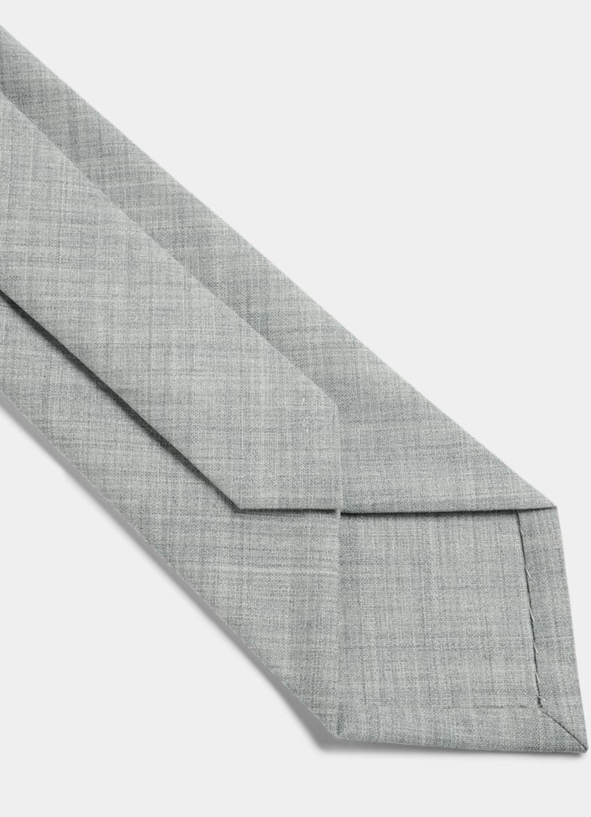 SUITSUPPLY Pure Wool by Vitale Barberis Canonico, Italy Grey Tie