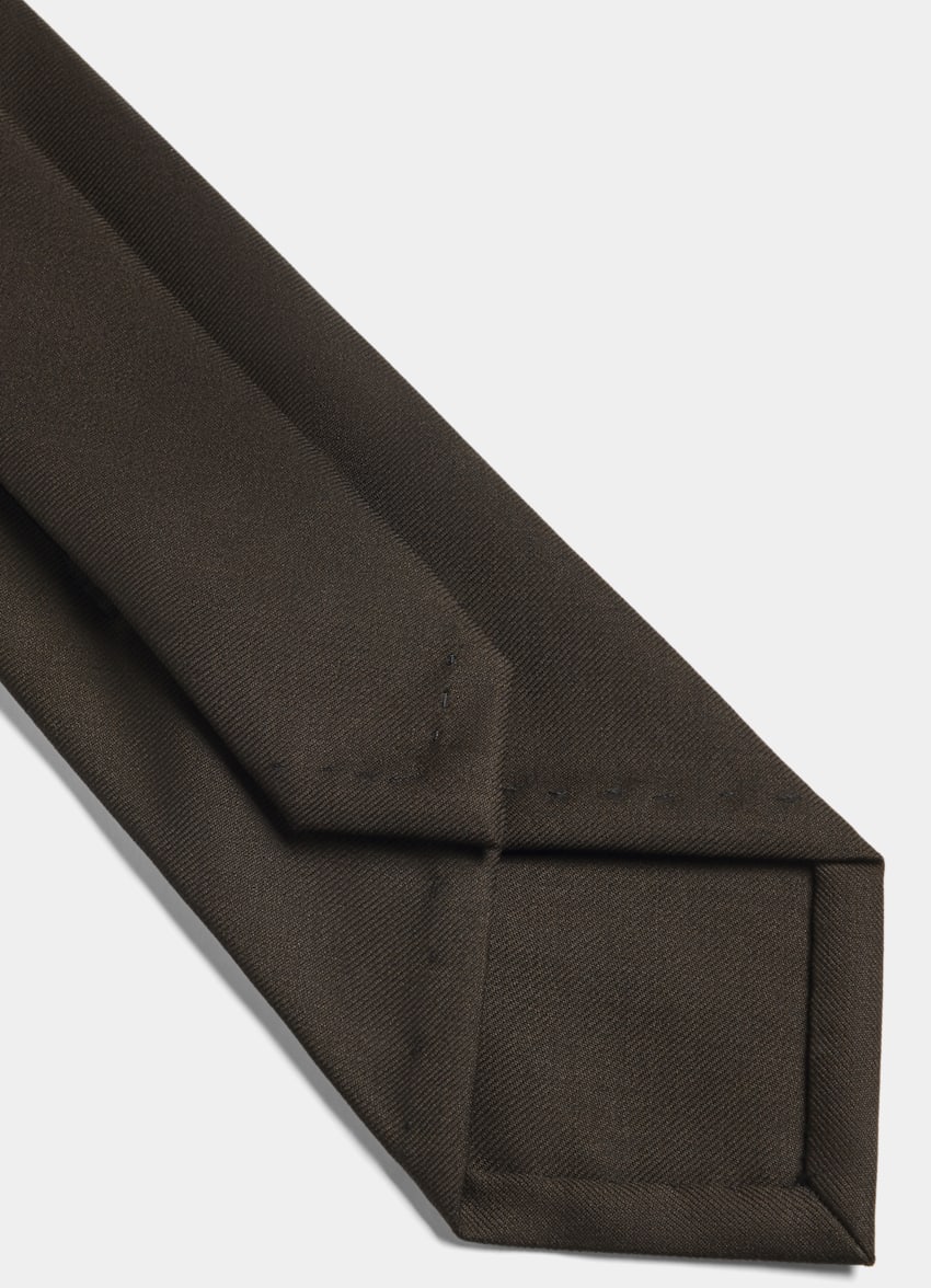 SUITSUPPLY Pure Wool by Vitale Barberis Canonico, Italy Brown Tie