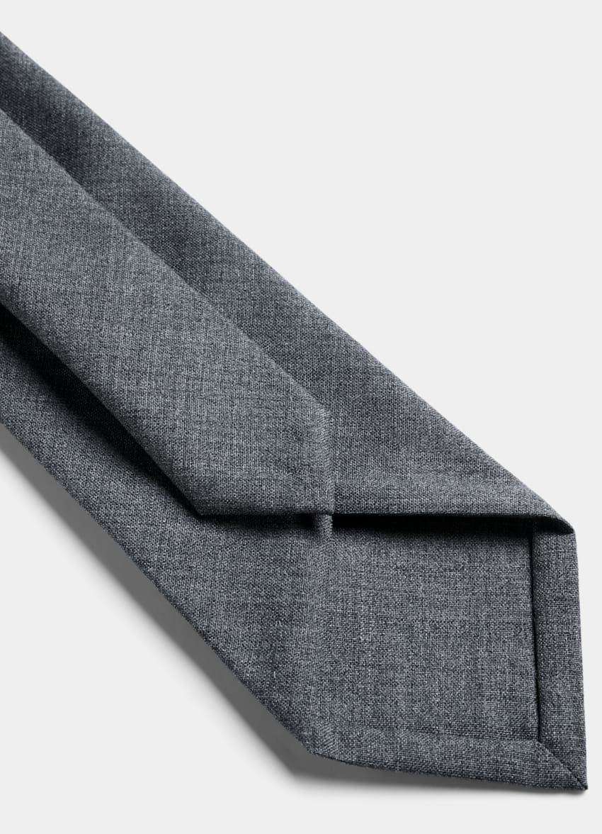 SUITSUPPLY Pure laine - Vitale Barberis Canonico, Italie Cravate gris moyen
