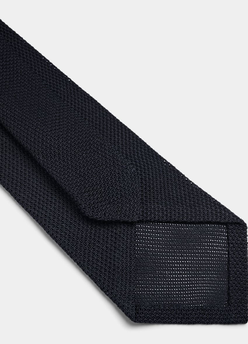 SUITSUPPLY Pure Silk by Fermo Fossati, Italy Navy Grenadine Tie
