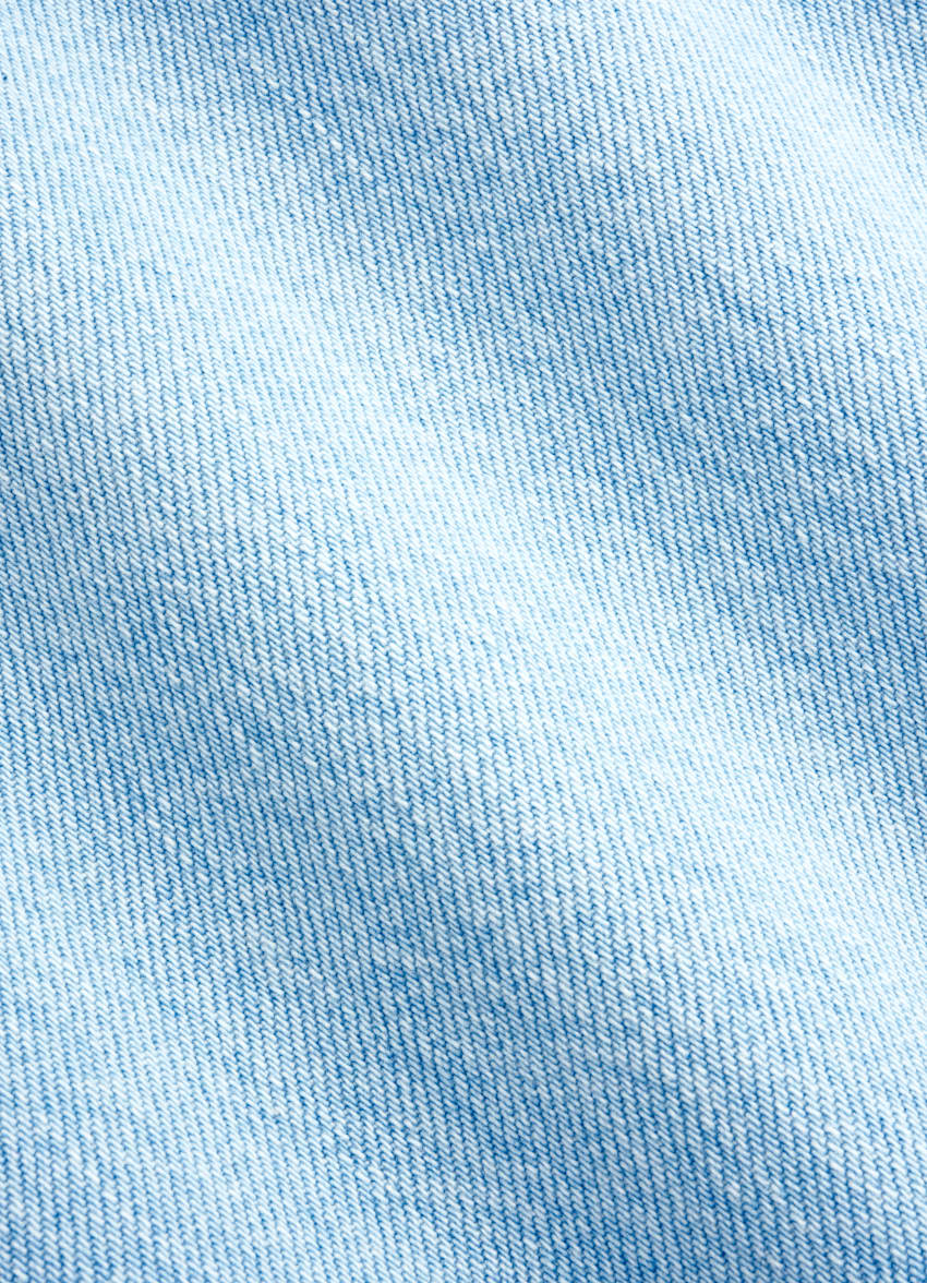 SUITSUPPLY All season Pur coton par Candiani, Italie Jean Straight Leg bleu clair