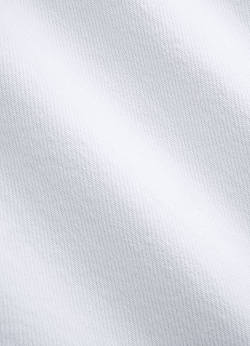 SUITSUPPLY All Season Pure Cotton od Candiani, Włochy White Straight Leg Jeans