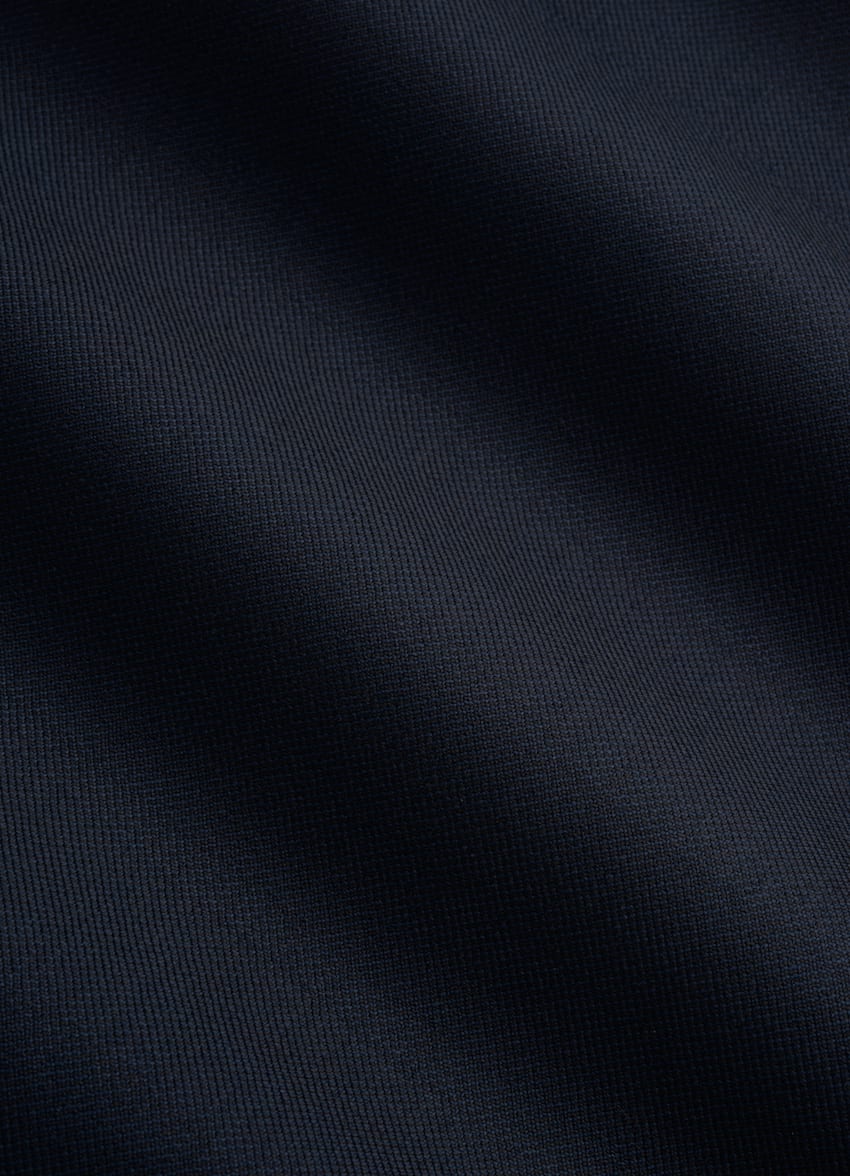 SUITSUPPLY Pura lana S110s de Vitale Barberis Canonico, Italia Pantalones Duca azul marino Wide Leg Straight
