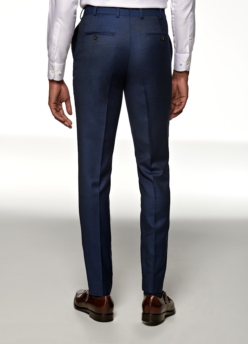 Blue Brescia Trousers | Pure Wool | Suitsupply Online Store