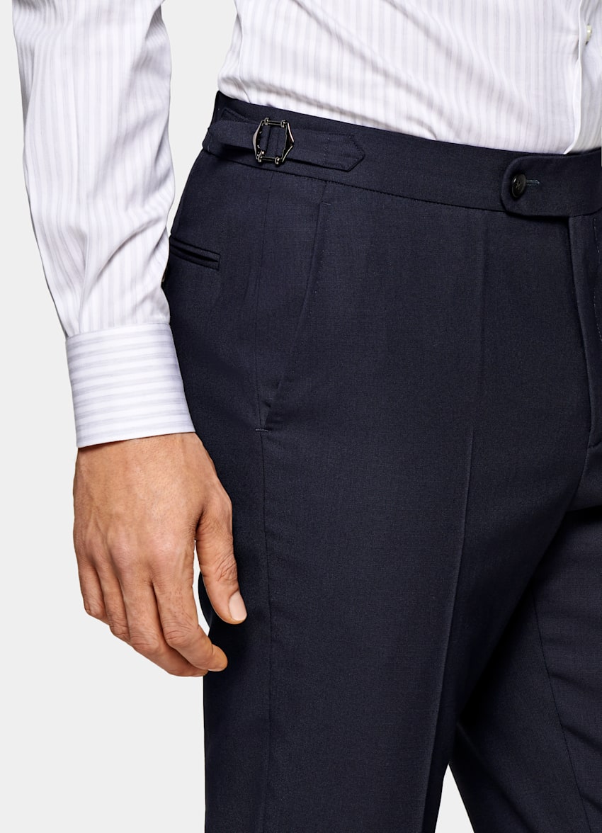 Navy Soho Suit Trousers | Pure Wool Traveller | SUITSUPPLY IN
