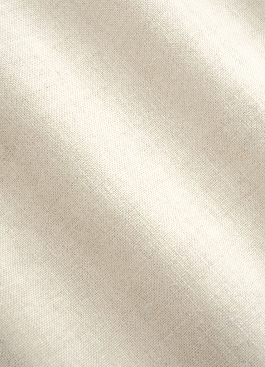 SUITSUPPLY &Eacute;t&eacute; Pur lin par Libeco, Belgique Pantalon de costume Wide Leg Straight sable