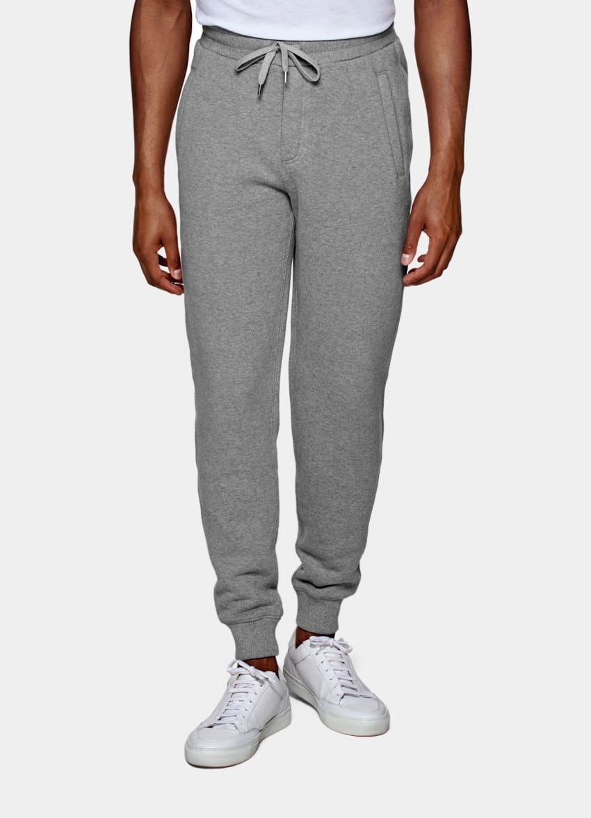 Grey Sweatpants | Cotton Cashmere | Suitsupply Online Store
