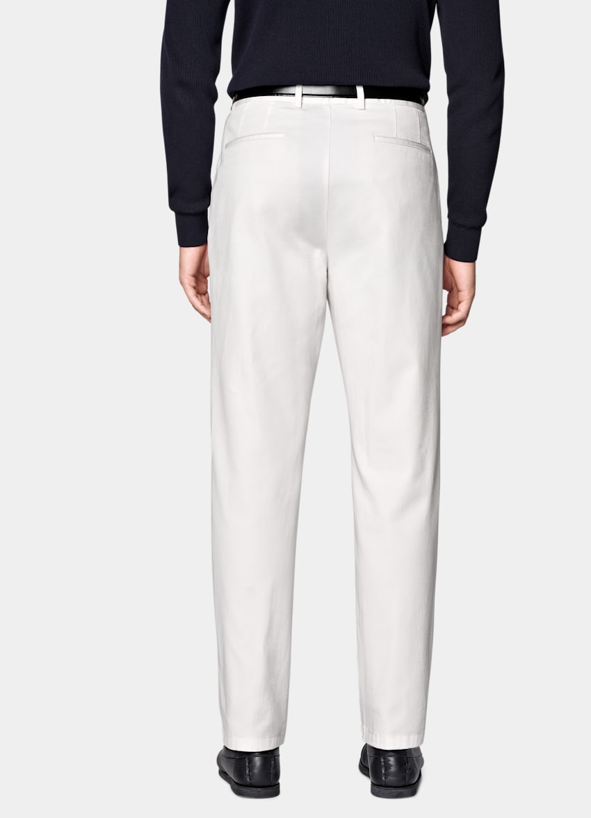 Off-White Wide Leg Tapered Chinos