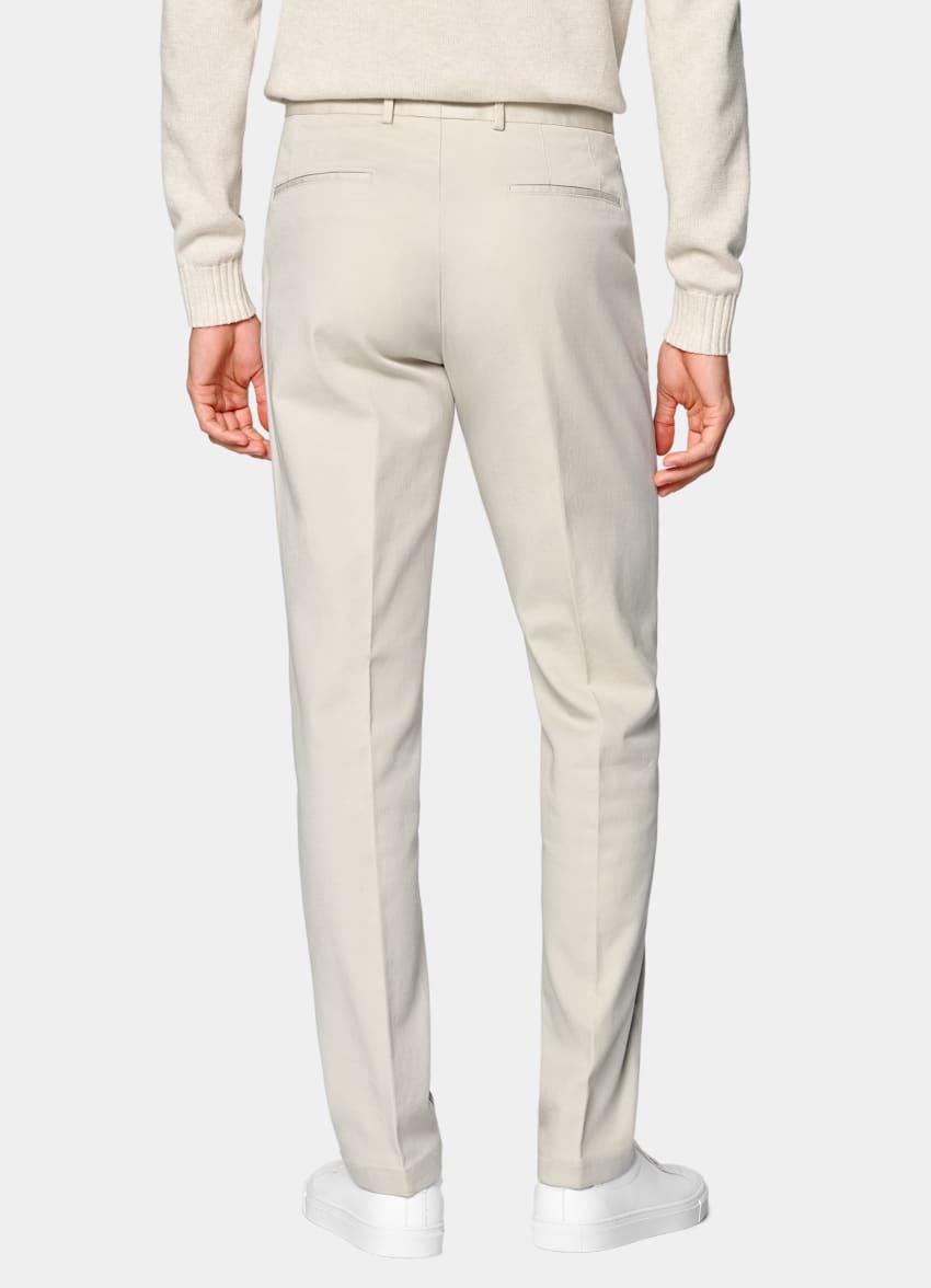 Sand Slim Leg Straight Chinos